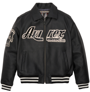 Avirex Black Aces A-2 Erkek Ceket Siyah | 854103-SVX
