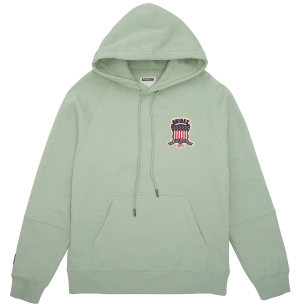 Avirex Icon Erkek Kapüşonlu Sweatshirt Seafoam | 510893-MXA