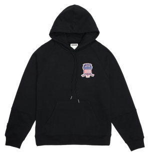 Avirex Icon Erkek Kapüşonlu Sweatshirt Siyah | 927846-IJK