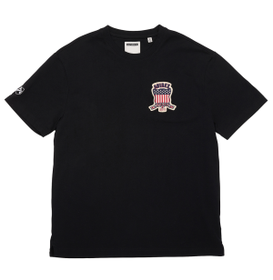 Avirex Icon Erkek Koşu T Shirt Siyah | 908175-WUF